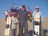Sand boarding in Peru