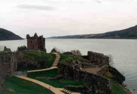 Urquhart Castle, on Loch Ness, Scotland